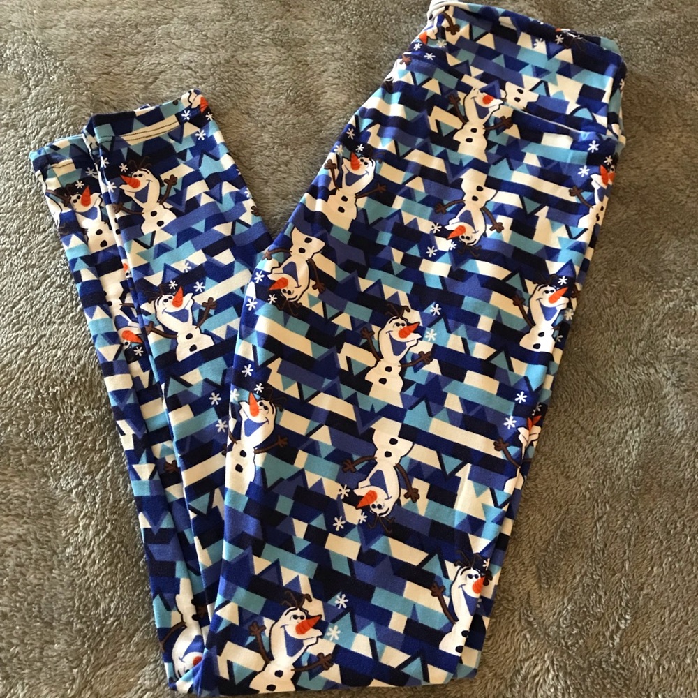 LuLaRoe OS Leggings - Olaf